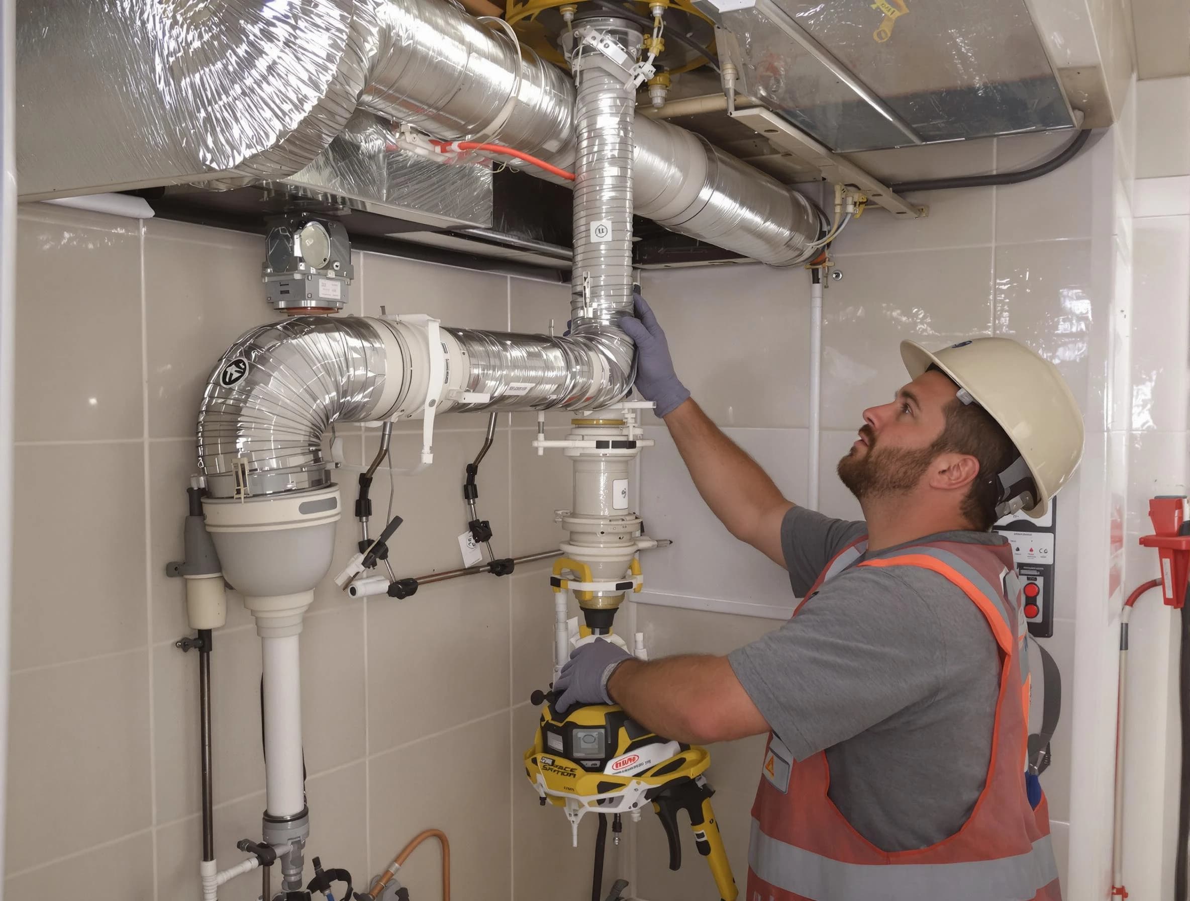 Blackstone Dryer Vent Cleaning expert performing professional dryer vent repair and installation in Blackstone