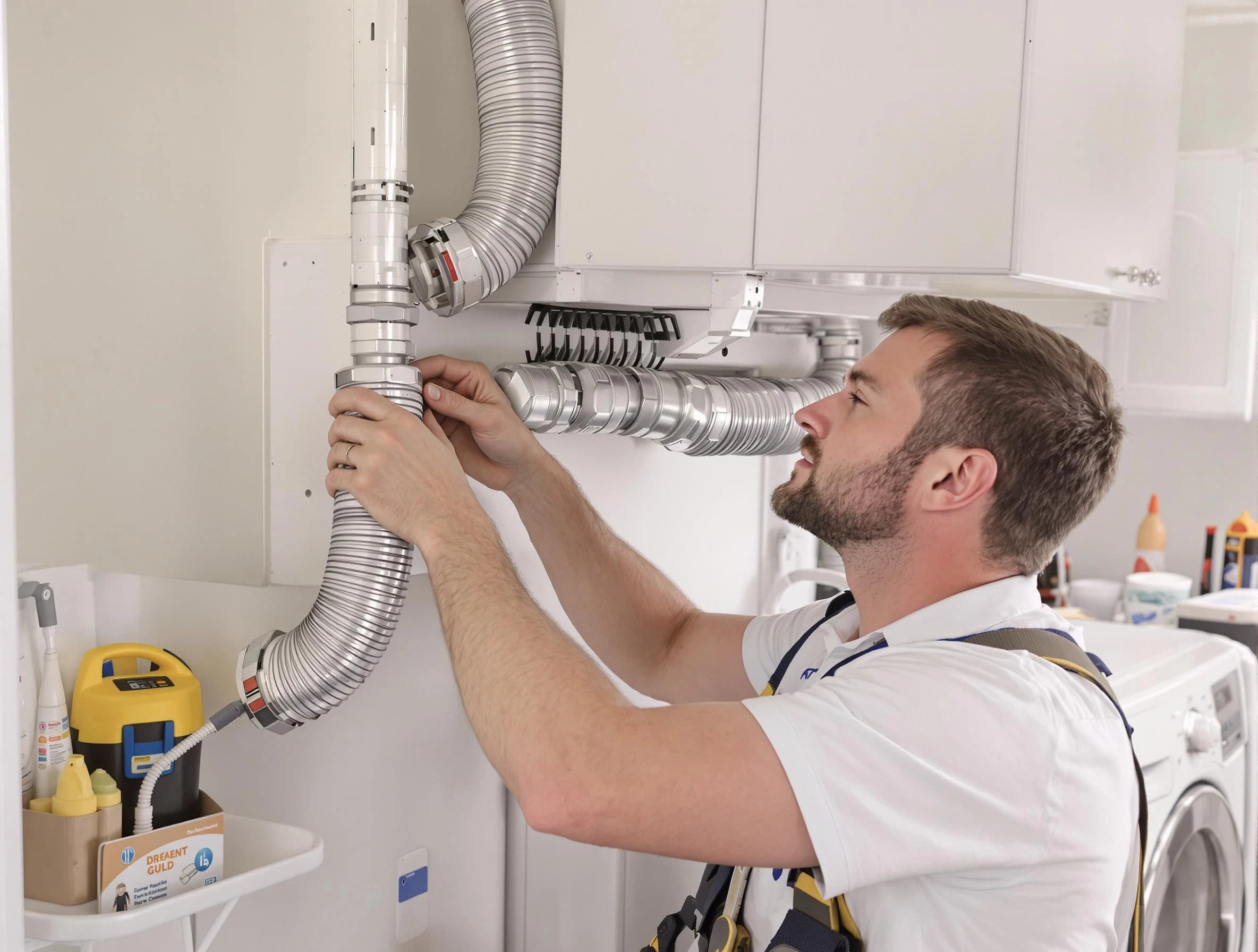 Professional dryer vent repair and installation by Blackstone Dryer Vent Cleaning in Blackstone