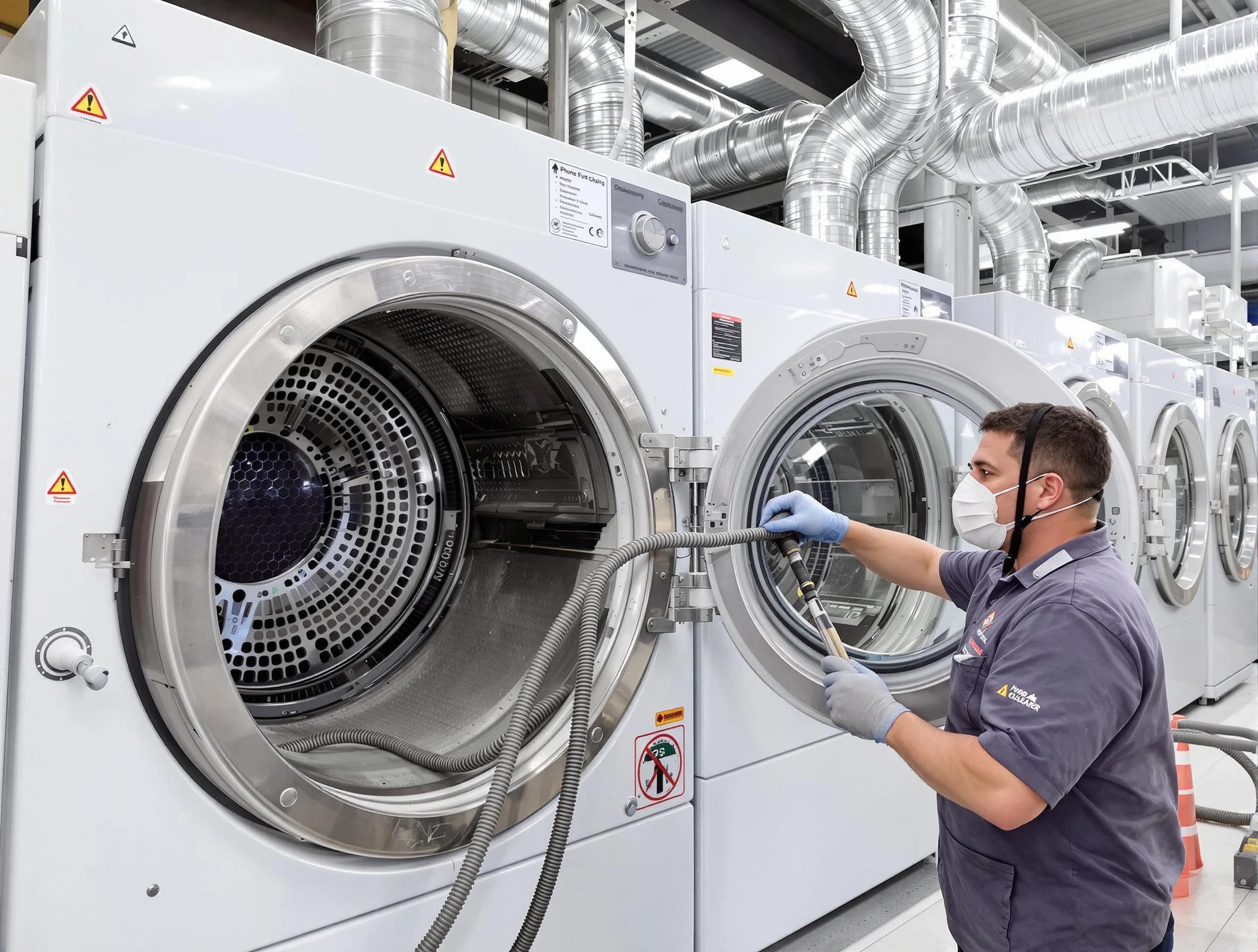 Industrial-grade dryer vent cleaning by Blackstone Dryer Vent Cleaning in Blackstone