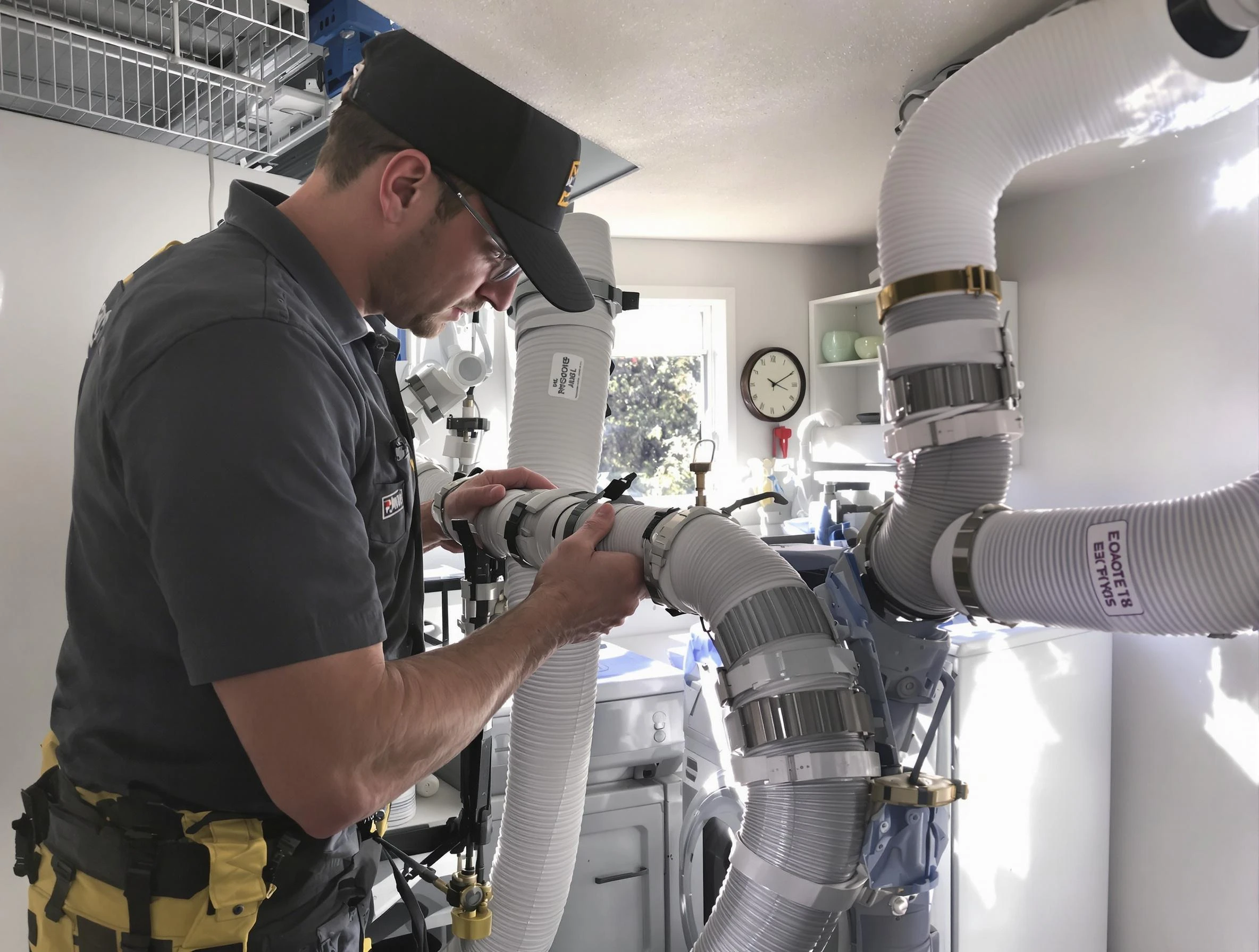 Dryer Vent Hose Installation in Blackstone