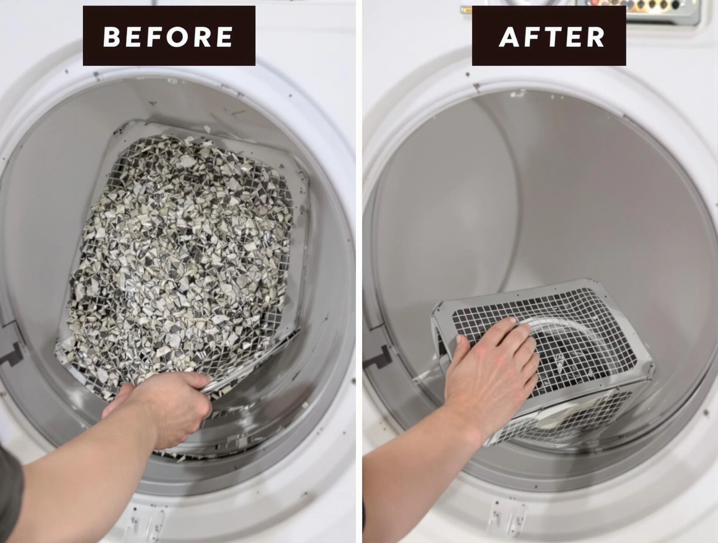 Professional lint trap cleaning by Blackstone Dryer Vent Cleaning in Blackstone