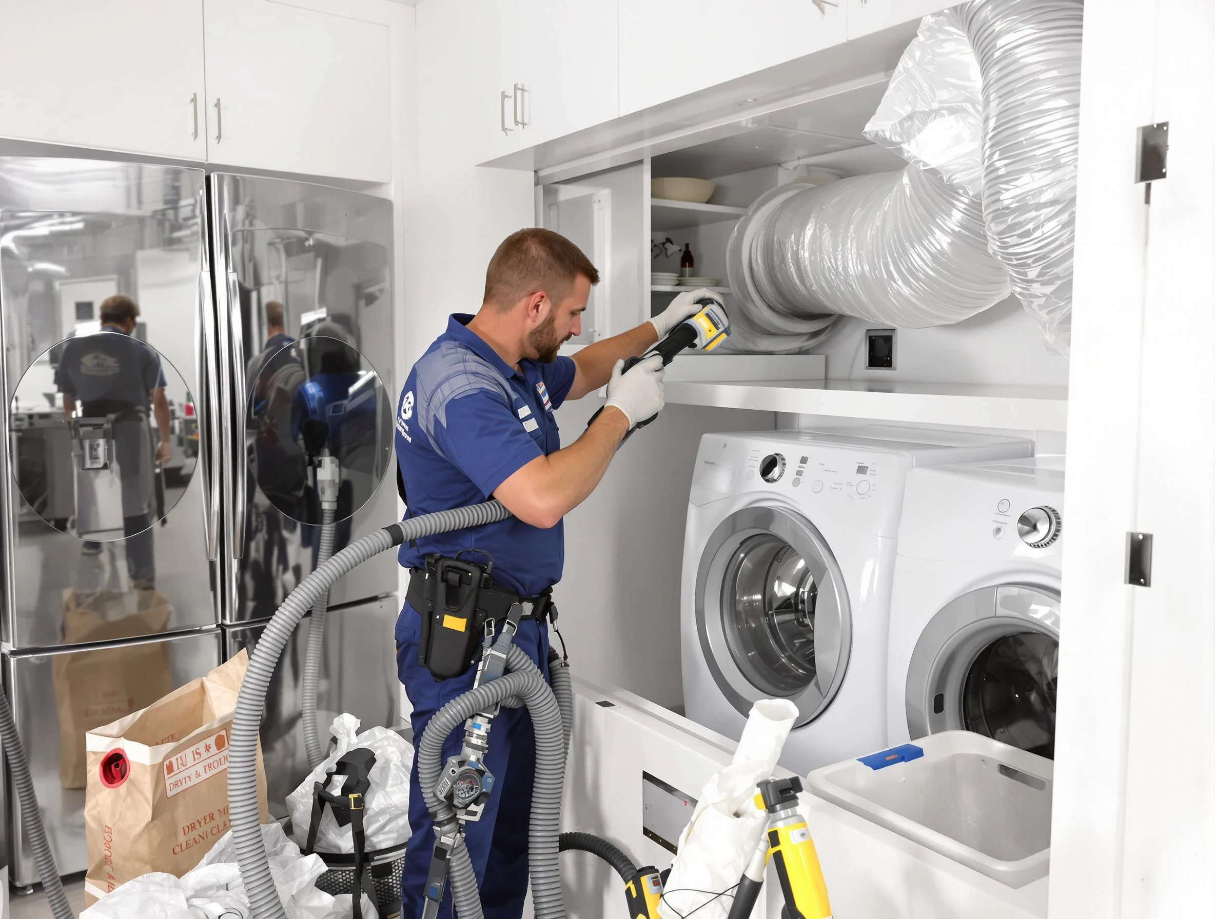 Professional duct cleaning by Blackstone Dryer Vent Cleaning in Blackstone