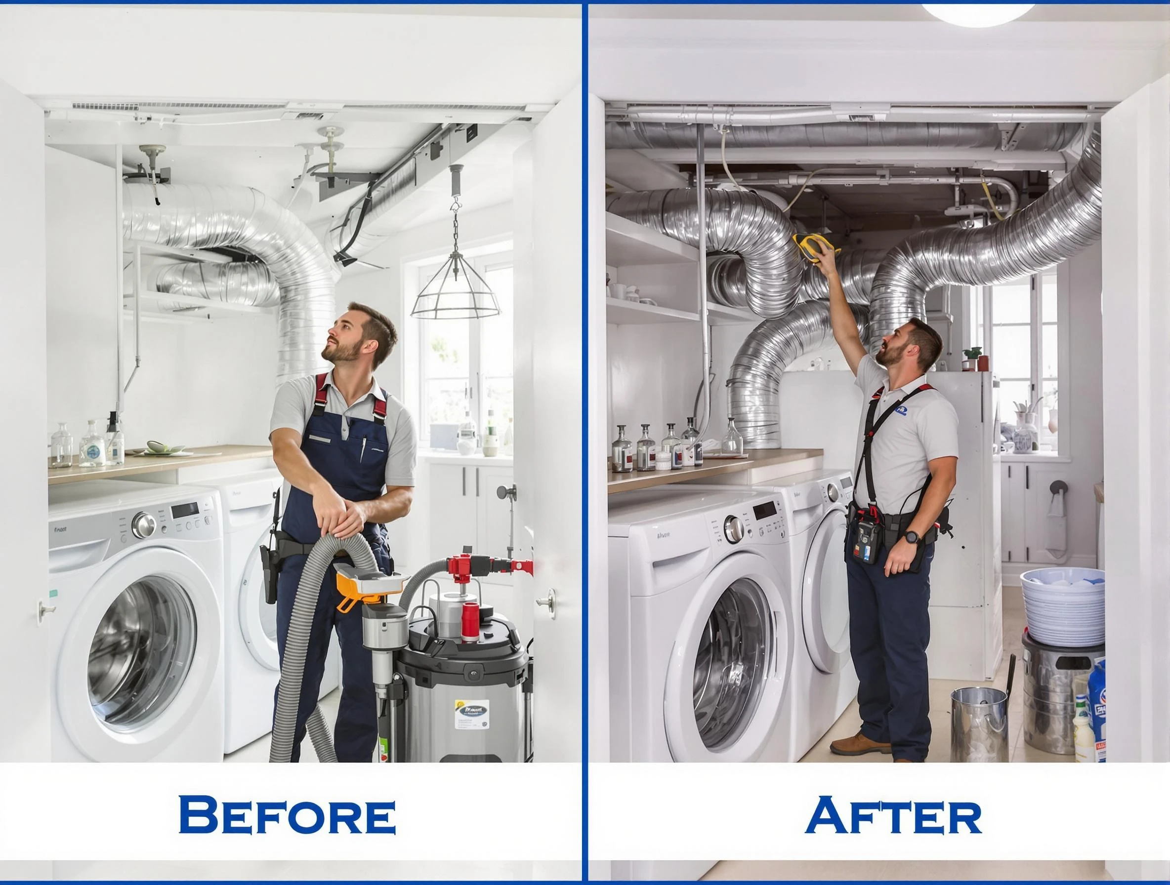 Expert gas dryer vent cleaning by Blackstone Dryer Vent Cleaning in Blackstone