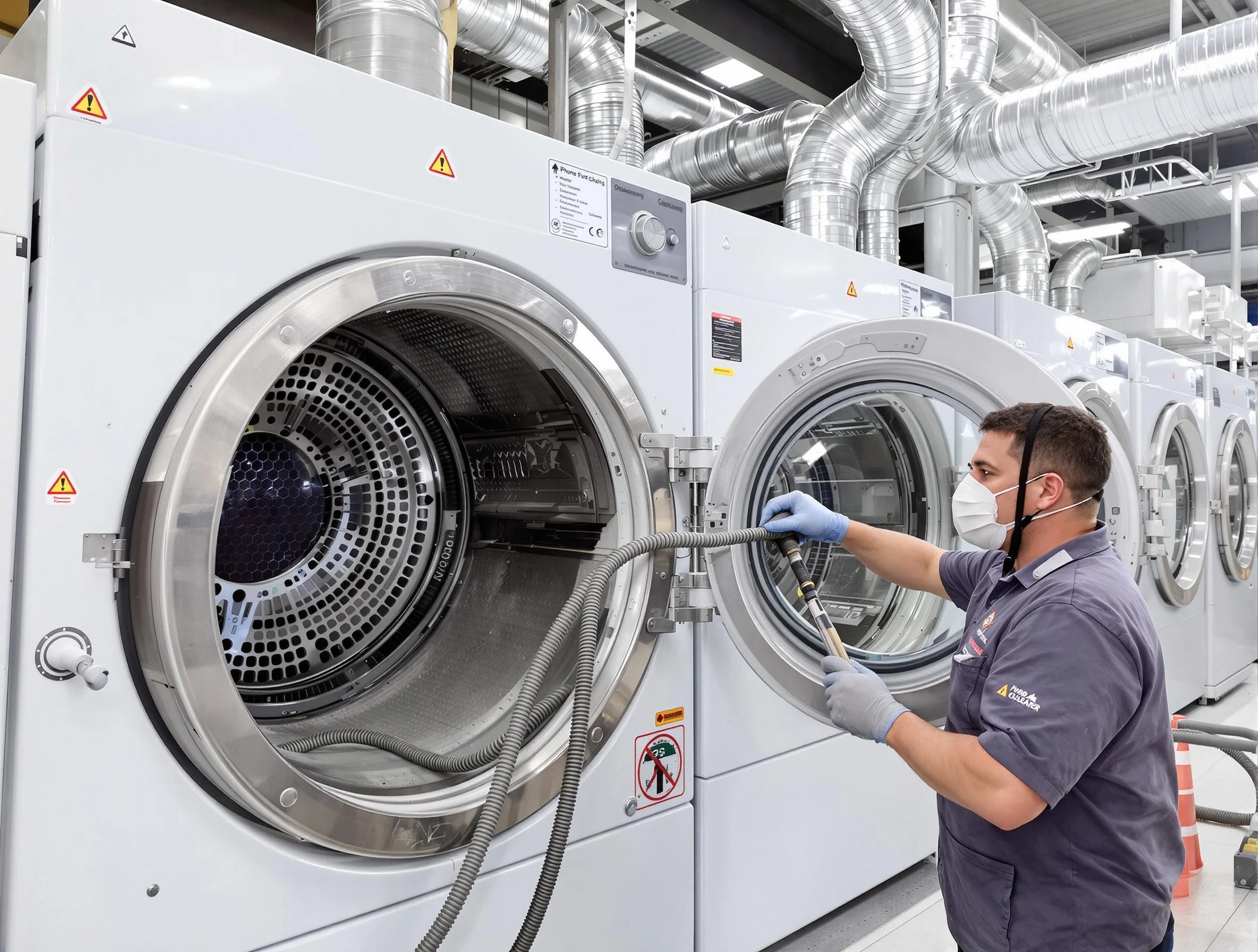 Industrial-grade dryer vent cleaning by Blackstone Dryer Vent Cleaning in Blackstone